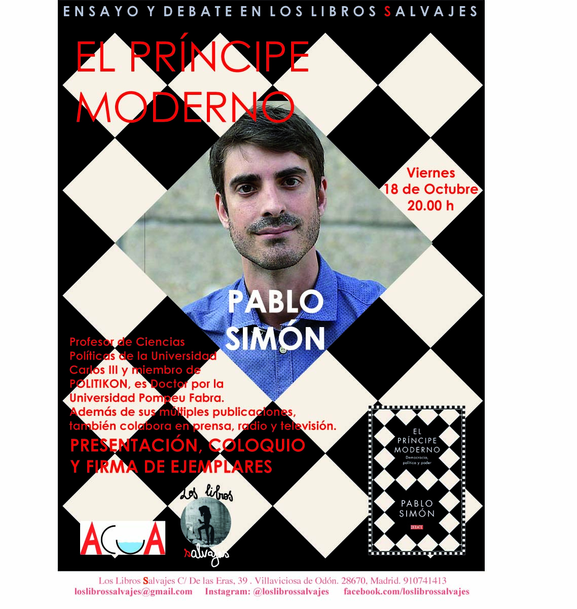 Pablo Simón en Los Libros Salvajes ACUA