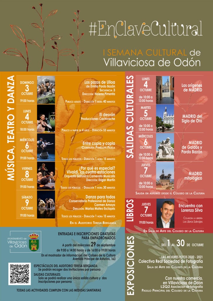 actividades culturales Villaviciosa octubre