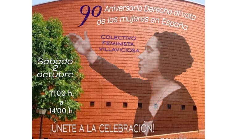 conmemoración aniversario voto femenino Villaviciosa