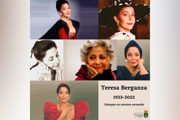 condolencias por la muerte deee Teresa Berganza