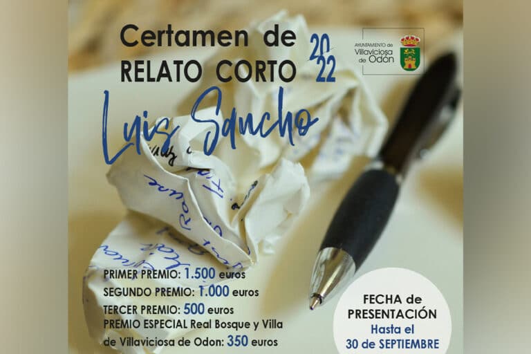 Certamen de Relato Corto Luis Sancho 2022 en Villaviciosa
