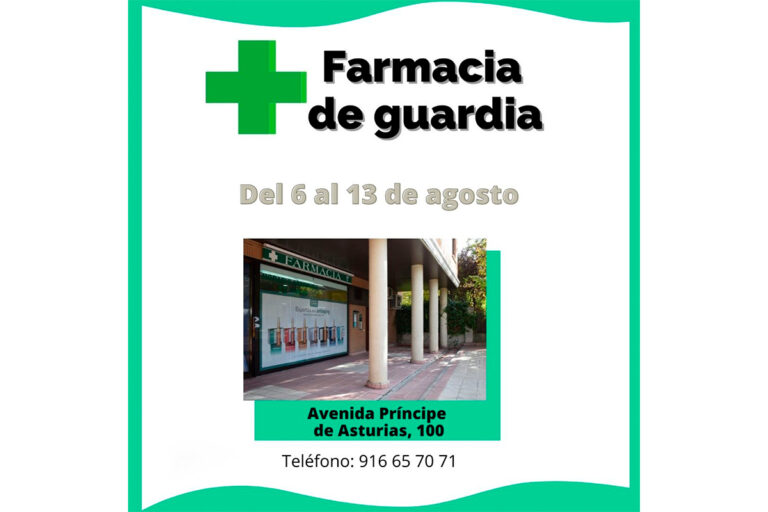 Farmacia de guardia hasta el 13 de agosto en Villaviciosa